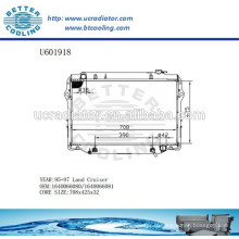 Radiateur Pour TOYOTA LAND CRUISER 95-97 1640066080/1640066081 Fabricant et Vente Directe